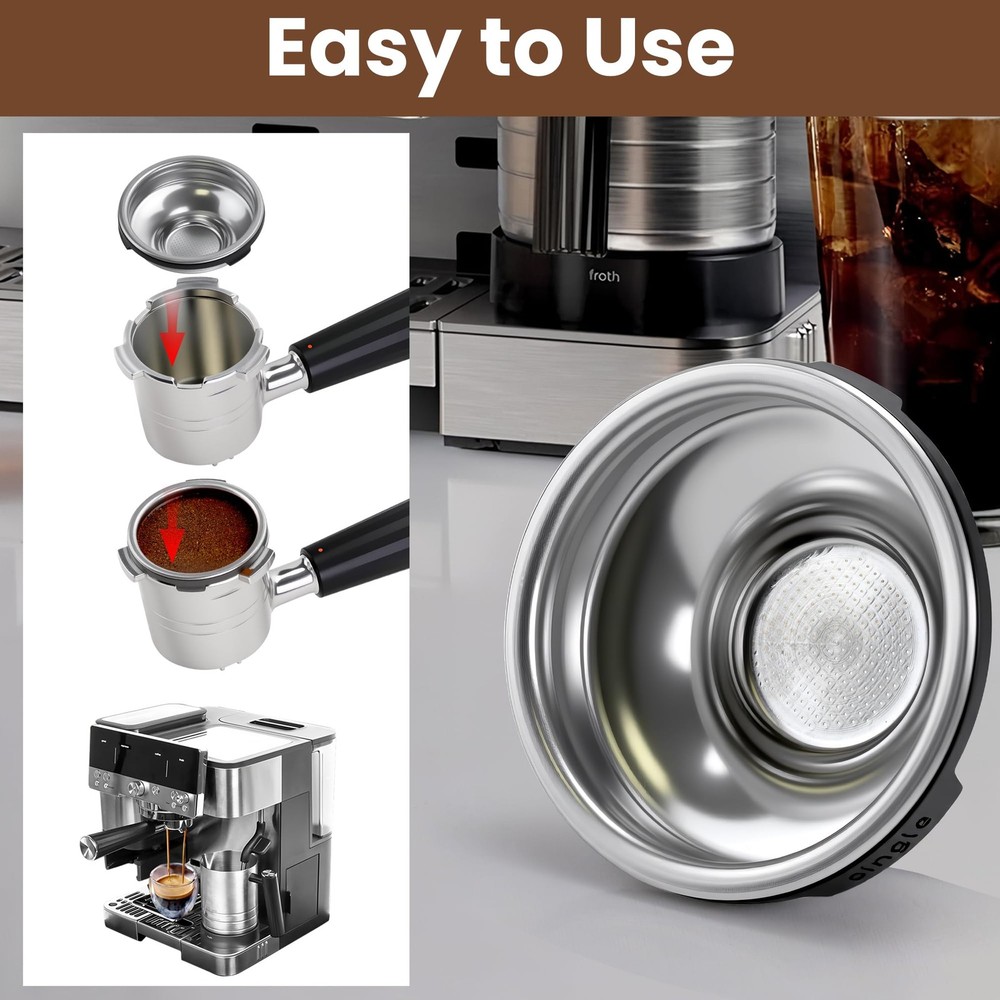 Single-Cup Coffee Filter Compatible with Ninja Espresso Paper