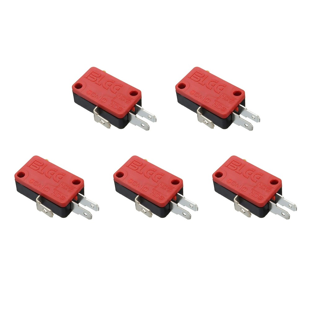 20Pcs Red New 3 Pin Microswitch Push Button For Arcade Mame Jamma Games