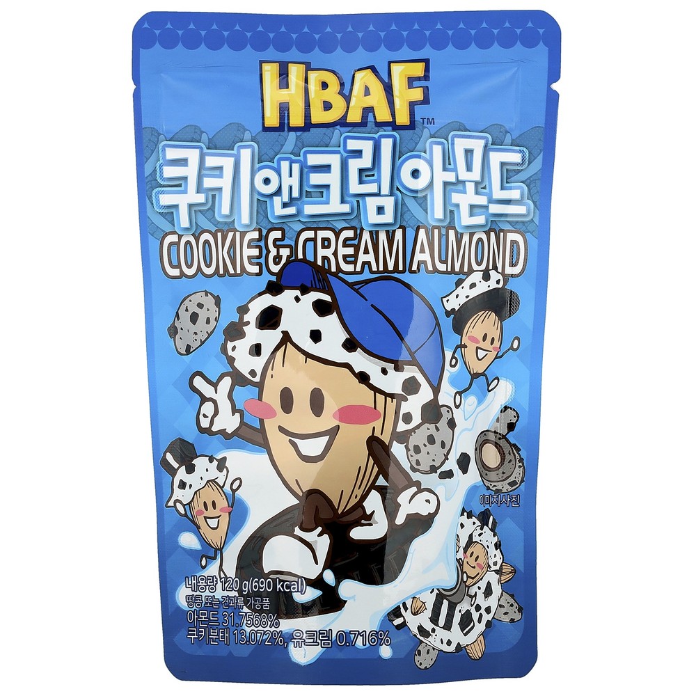 Cookie & Cream Almond, 120 g
