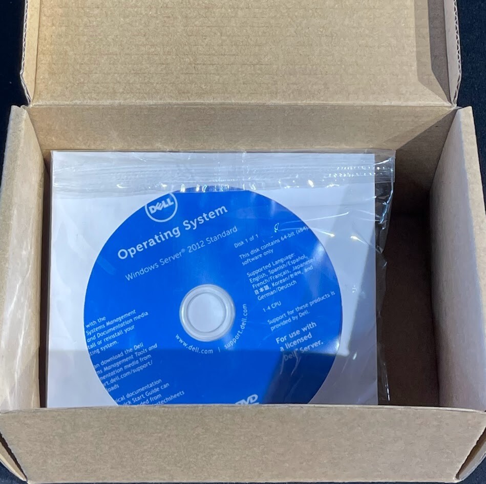 Dell Windows Server 2012 Standard Downgrade Edition Software DVD / DC37W