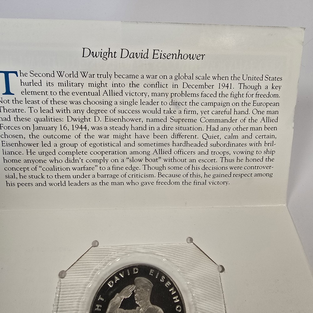 1990 "Dwight D Eisenhower" Marshall Islands $5 Commemorative