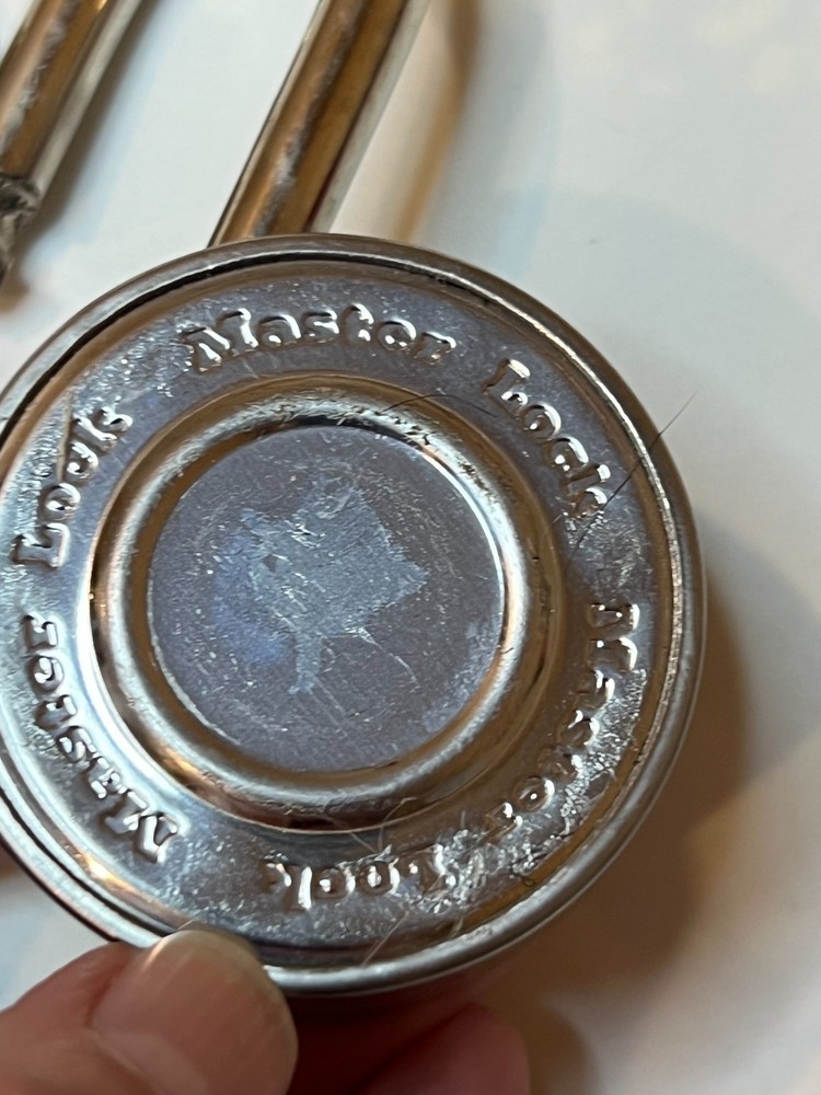 Combination Padlock, Steel, black dial, 2 pack by Master Lock