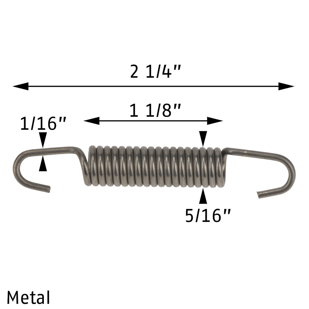 1965-1982 C2-C3 Corvette Lower Parking Brake Pullback Spring Set 5465944
