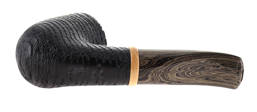 Pipe Sesa *** Morta Bog Oak shape chubby bent billiard