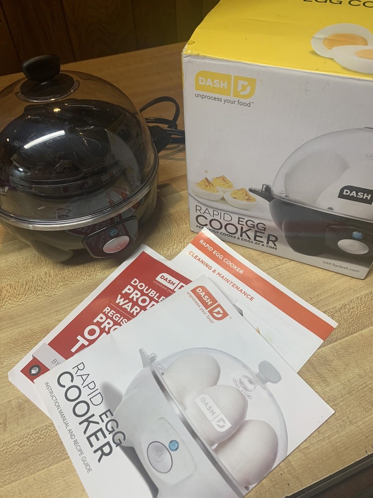 Dash Rapid Egg Cooker 6 Egg Capacity Electric Egg Cooker for Hard Boiled Eggs