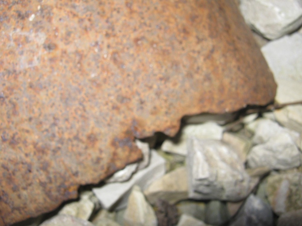 no handle Rusty Rustic Original Vintage Primitive Metal Shovel