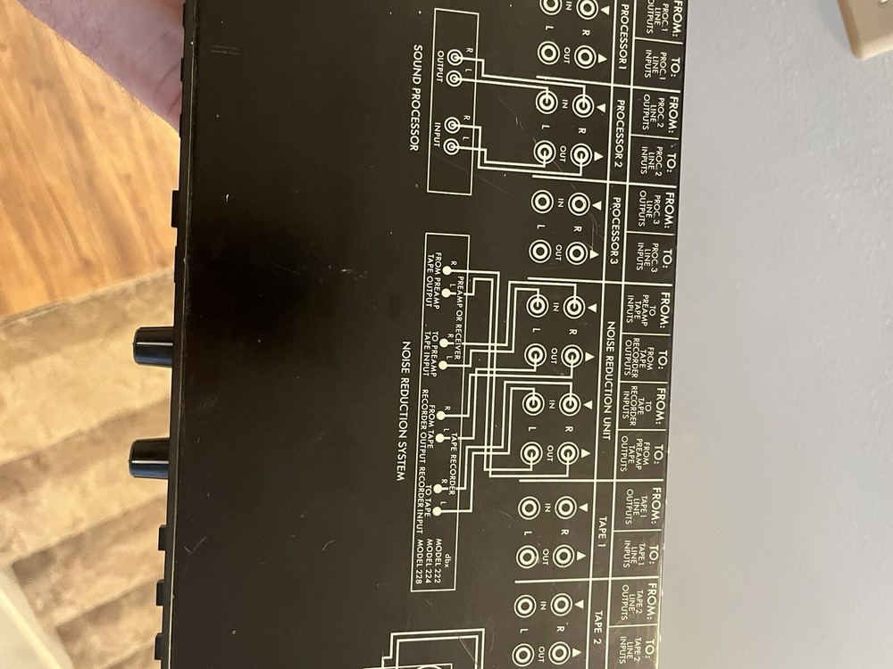 DBX. 200X Tape Selector Program Route Selector Stereo