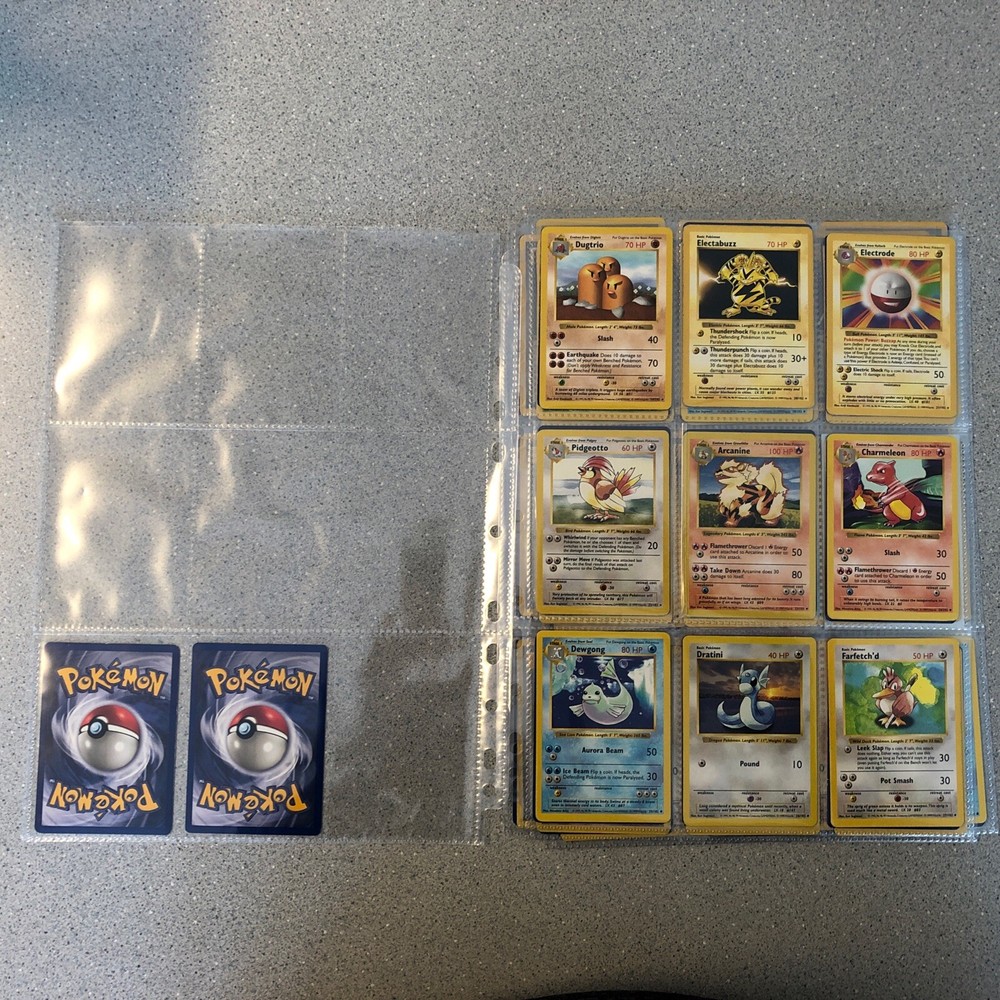 Base Set Complete All Shadowless Holos Near Mint Blastoise