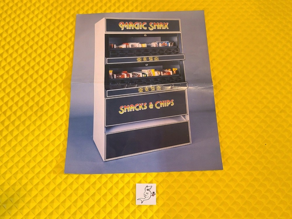 ANTARES EDINA 18 COLUMN SNACK VENDING MACHINE MANUAL / Free Ship!