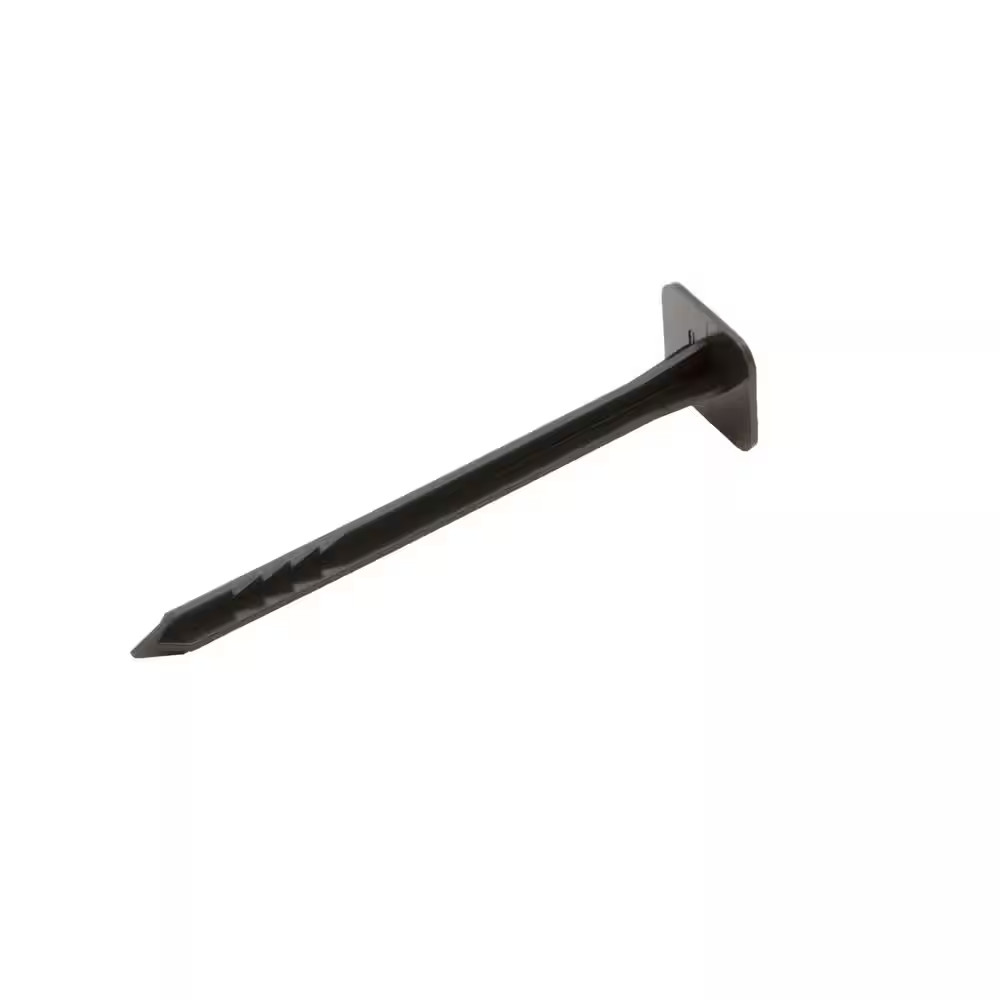 4.5 In. Black Plastic Landscape Fabric Peg (20-Pack)