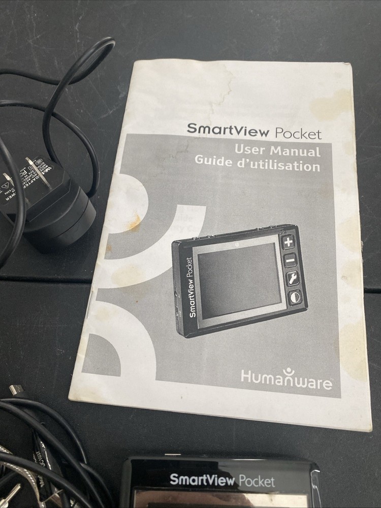 HUMANWARE SMARTVIEW POCKET PORTABLE VIDEO MAGNIFIER