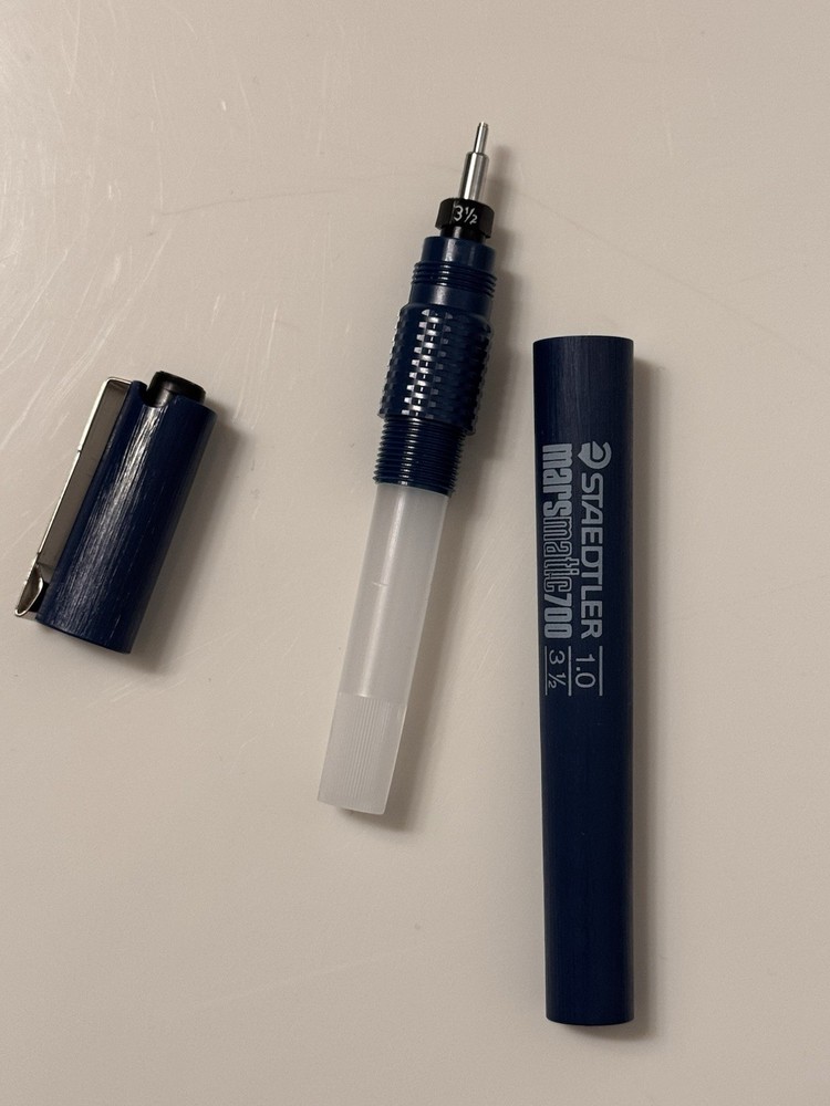 *INCOMPLETE* Staedtler Marsmatic 700 Technical Drafting Drawing Pen Set (7)