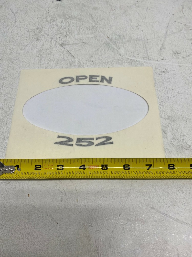 Sportsman Boats " Open 252" Decal