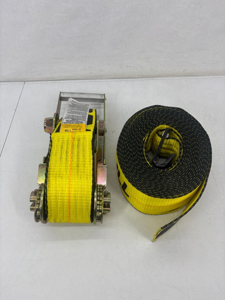 US Cargo Polyester Tie Down: 4" Wide, 5400 lb Load Capacity