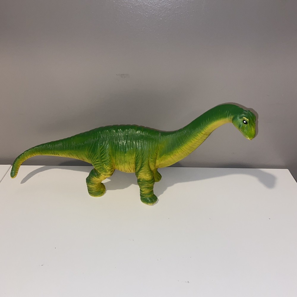 Vintage Learning Resources green yellow dinosaur Brontosaurus
