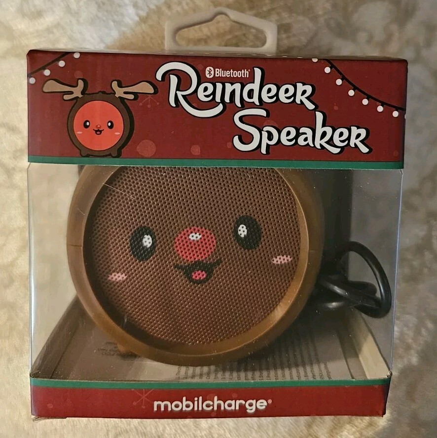 Bluetooth Reindeer 🦌 Speaker Christmas Gift Stocking Stuffer