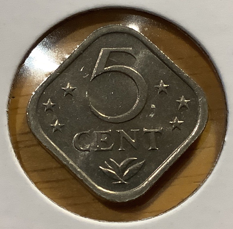 1979 Netherlands Antilles 5 Cents