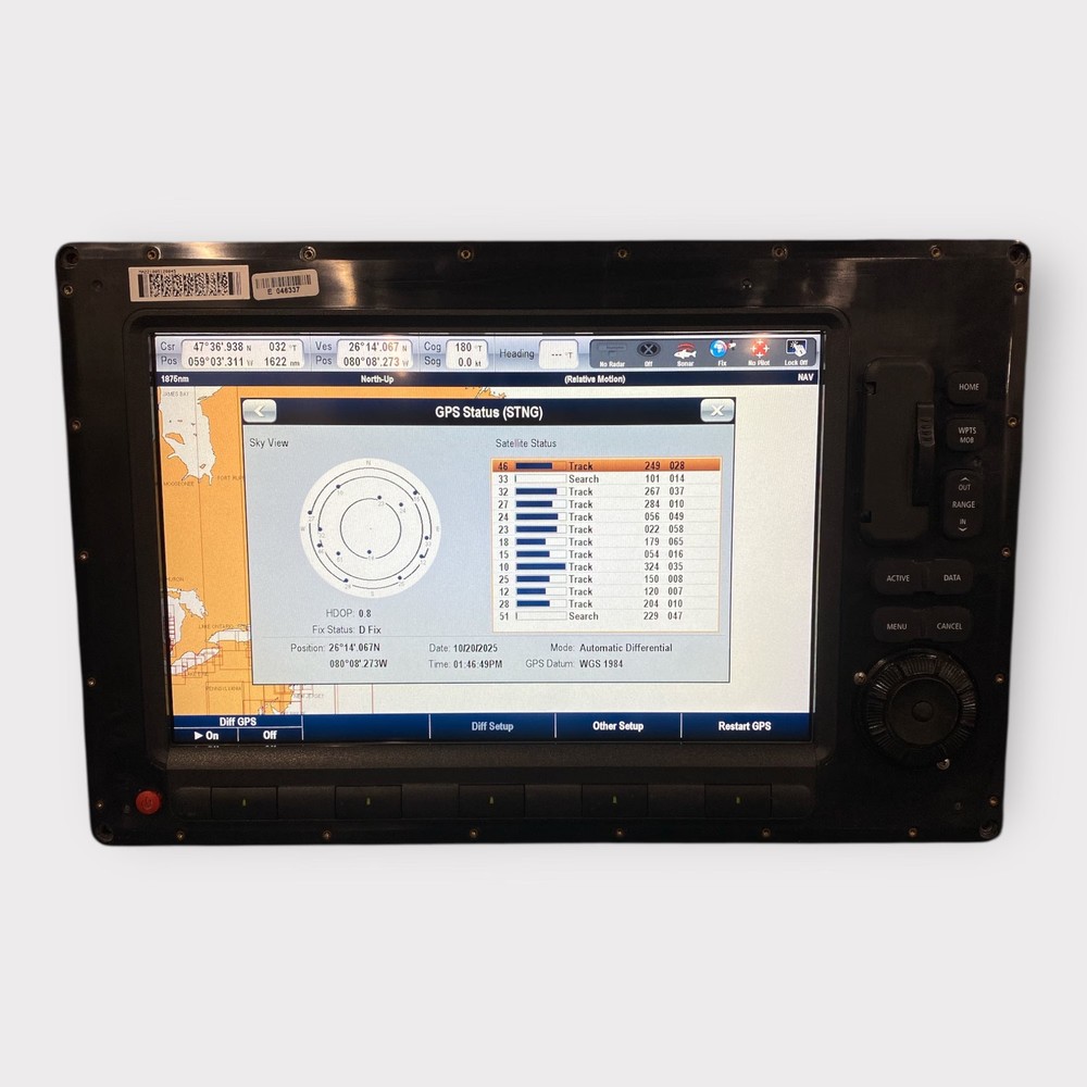 Raymarine E120W Widescreen Multifunction Display E62223 *CORE ONLY* - Tested