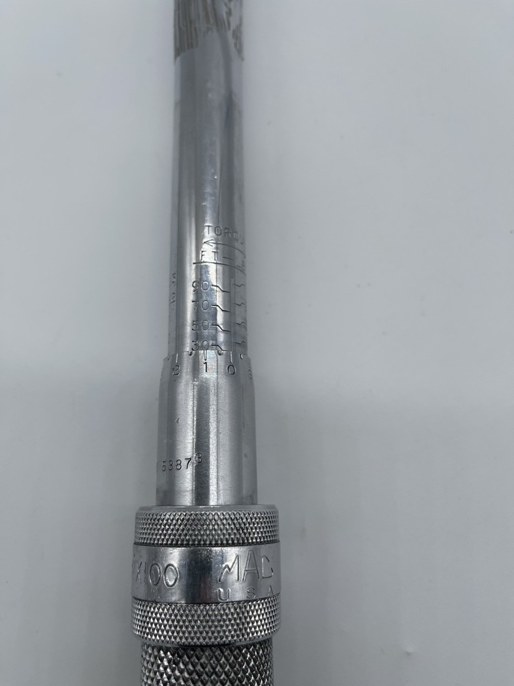 MAC TOOLS TWX100 20-100 FT/LB TORQUE WRENCH WITH CASE