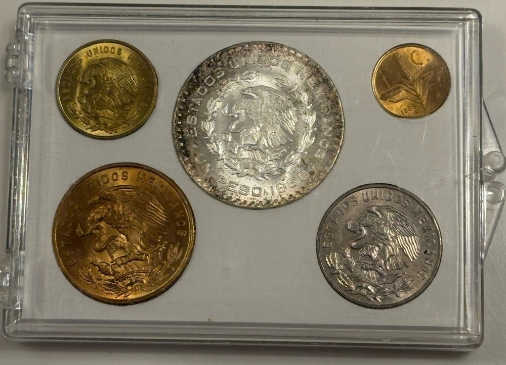 1965 Mexico Silver Mint Set