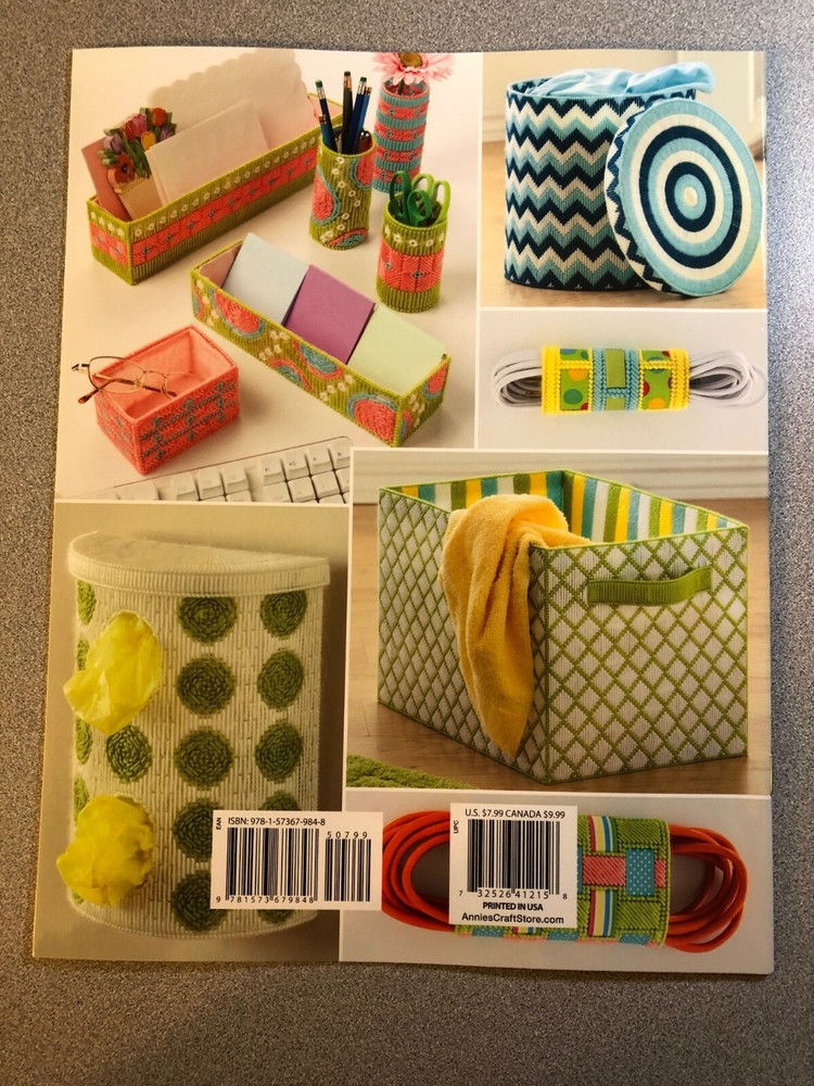 Storage Solutions Plastic Canvas Book • Annie's Attic • 5 Modern Projects