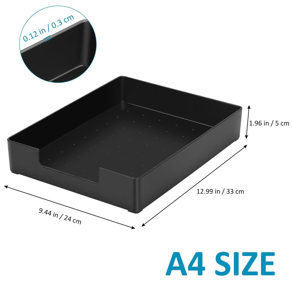 Letter-Size Paper Tray Organizer/Office Organizers/Rectangular Plastic Files/...