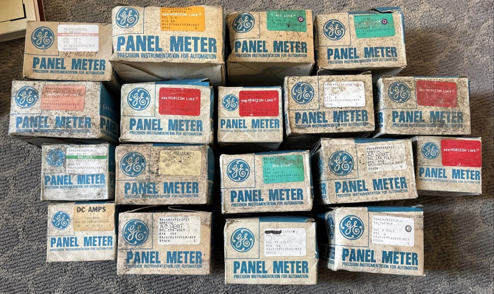 VTG GE Panel Meter Instrumentation Lot