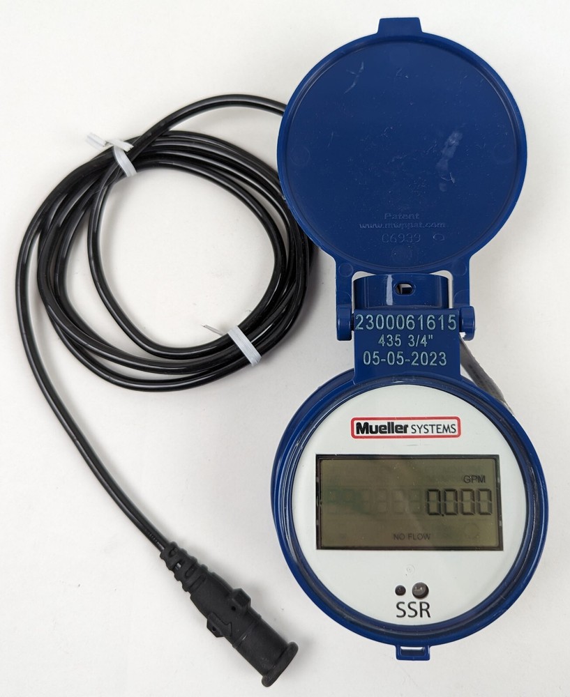 Mueller Systems SSR3N-435 Flow Meter Solid State Register SSR 5' NICOR NEW