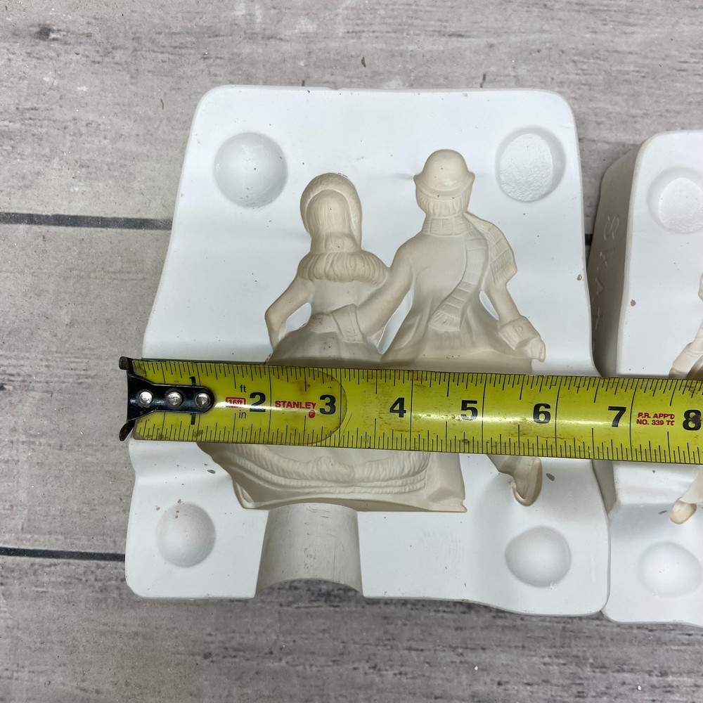 Cramer Ceramic Casting Mold Skaters Couple Figurine #CM-303