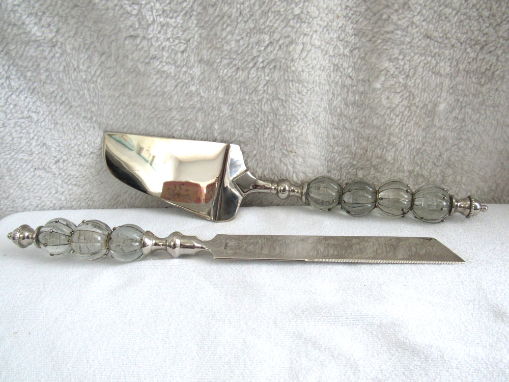2 Pc Set 13" Cake Knife + Cake Server Stainless
