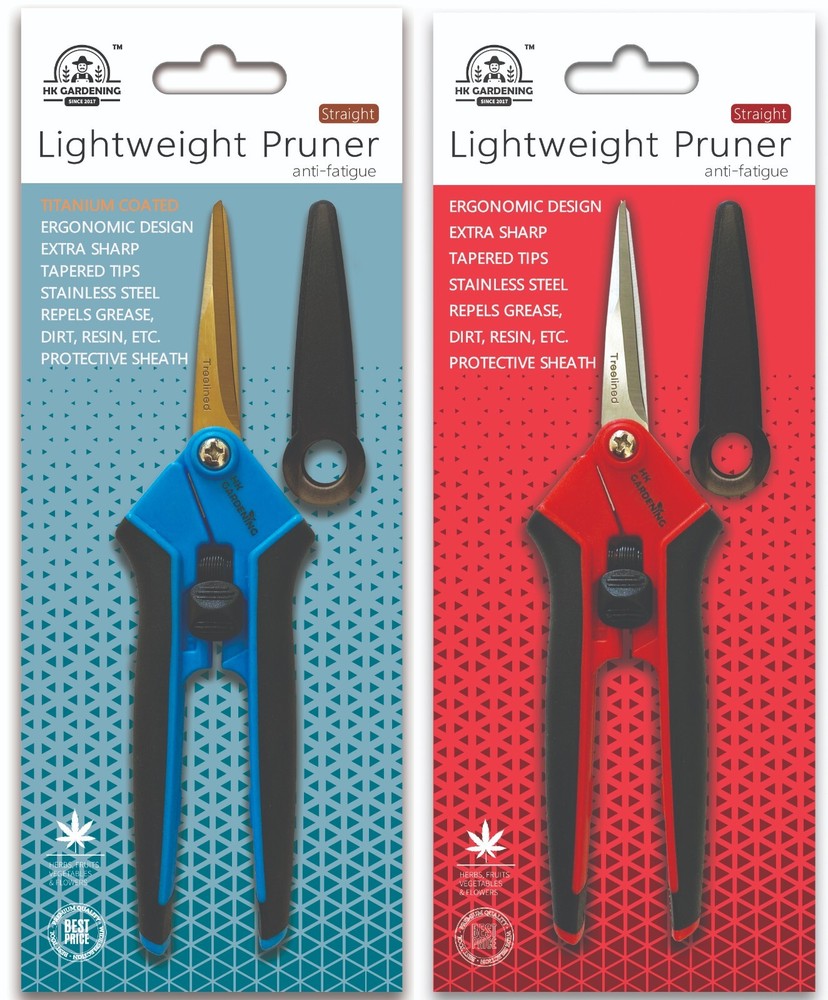 2pcs/ Titanium Straight blade + Straight blade Stainless Fast Precision Pruner