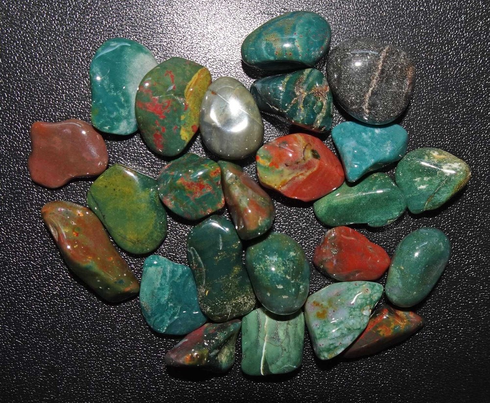 Fancy Jasper - 4.5 ounces Medium/Small Tumbled Stones rt545a