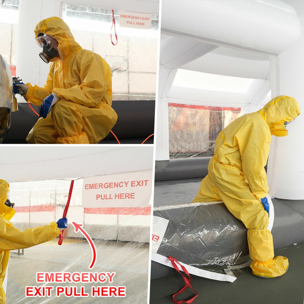 26x15x10Ft Inflatable Paint Booth Portable Auto Spray Booth with Filter System