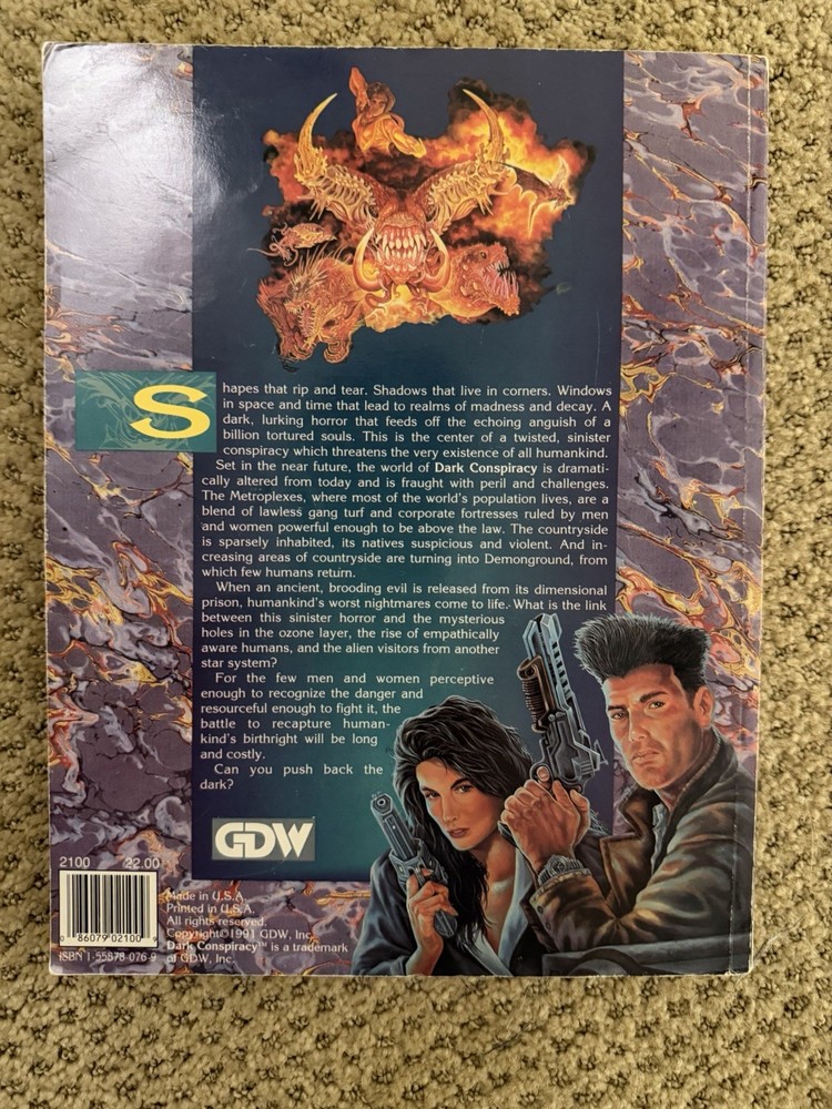 DARK CONSPIRACY GDW 2100 RPG