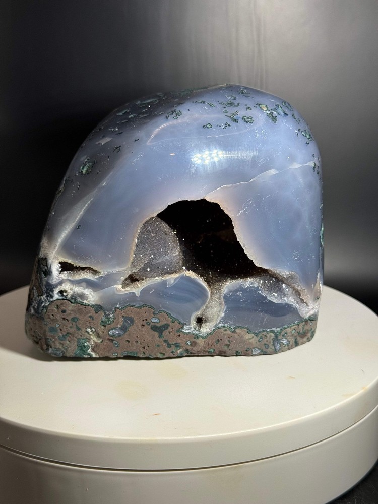 Blue Agate Cathedral from Brazil