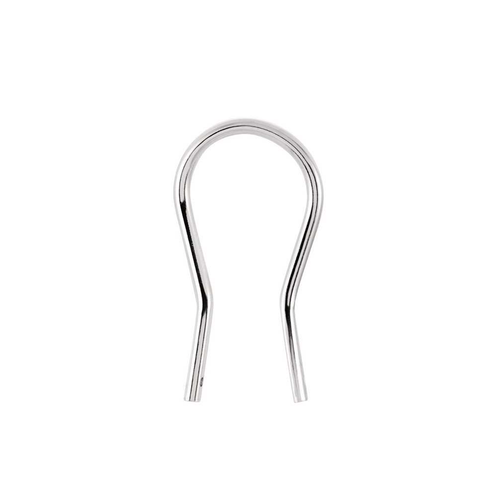 Sterling Silver Omega Back Clip Wire 2 pcs
