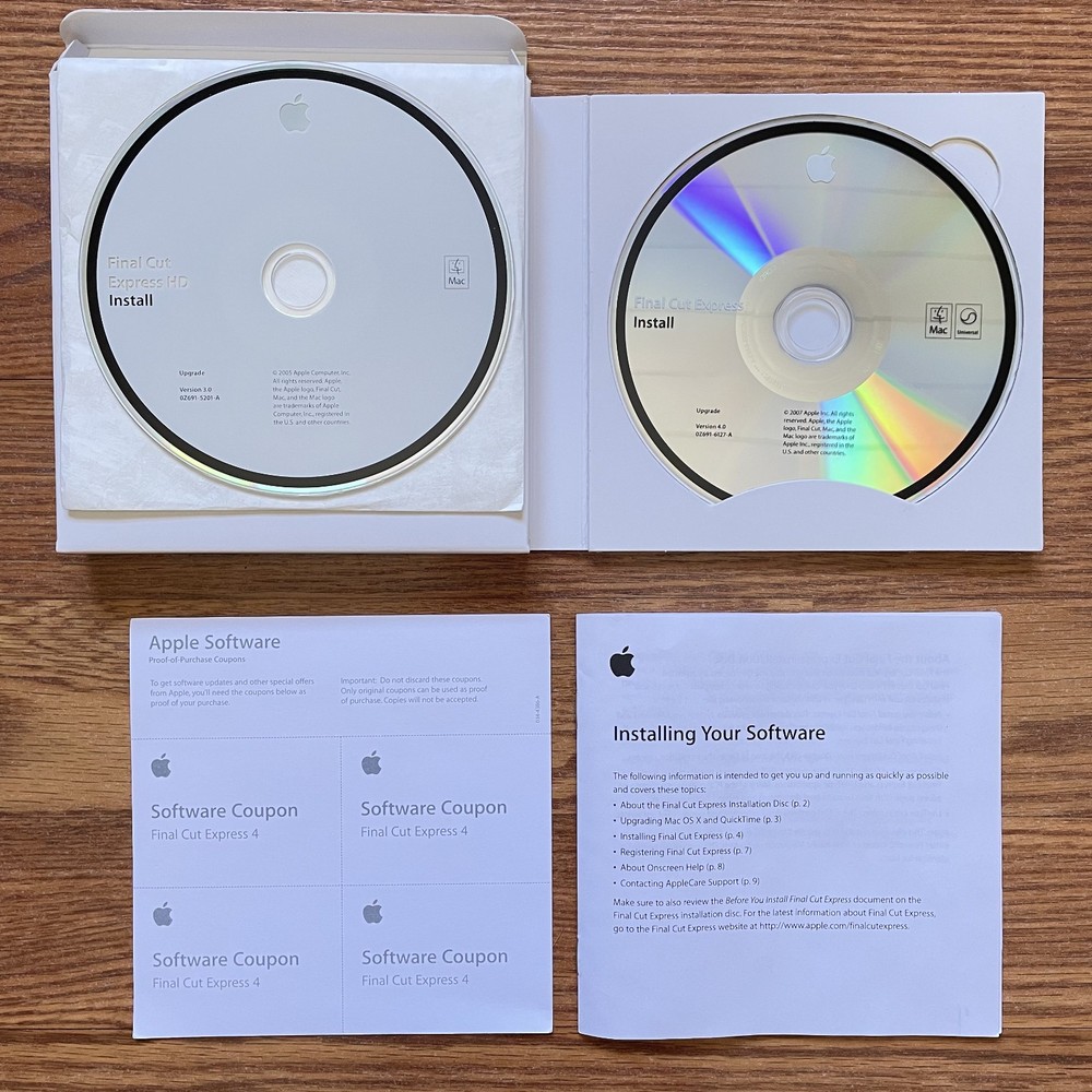 Apple Final Cut Express HD Media Set (Upgrade)