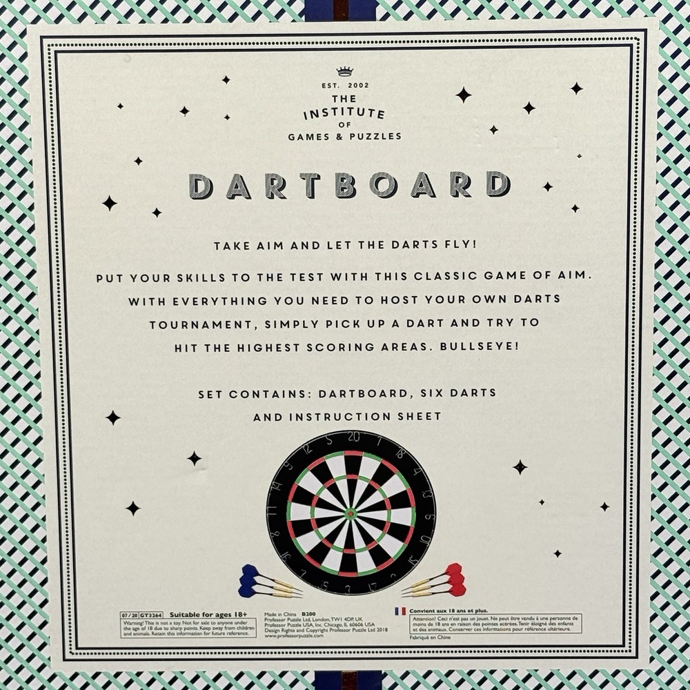 Dartboard W/ 6 Darts