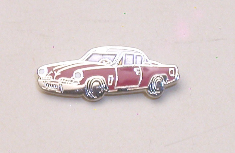 1953 STUDEBAKER COUPE  AUTOMOBILE  HAT/LAPEL PINS EXC CONDITION