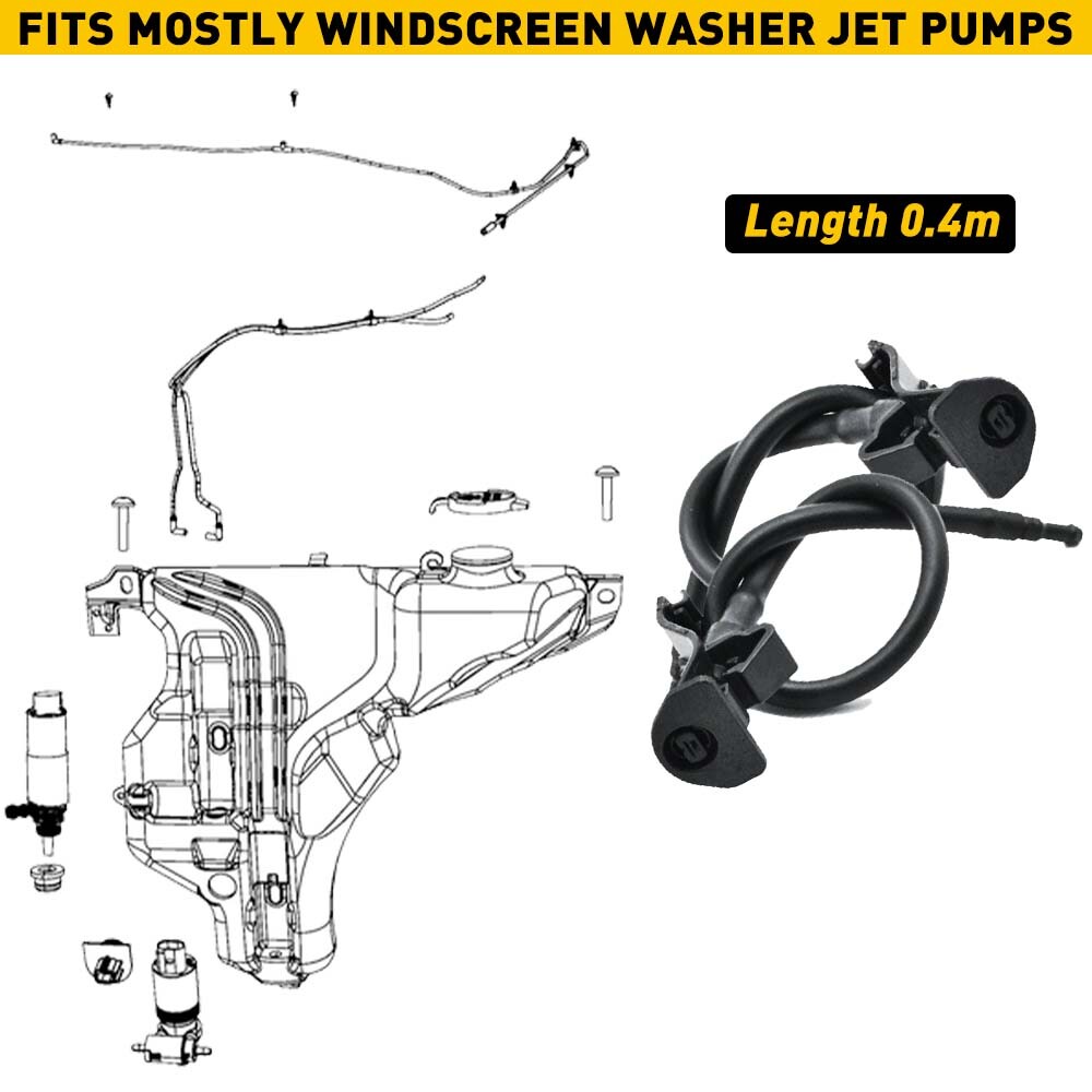 For Ford Explorer 2011-2018 Windshield Wiper Washer Nozzle Sprayer Jets 2pcs