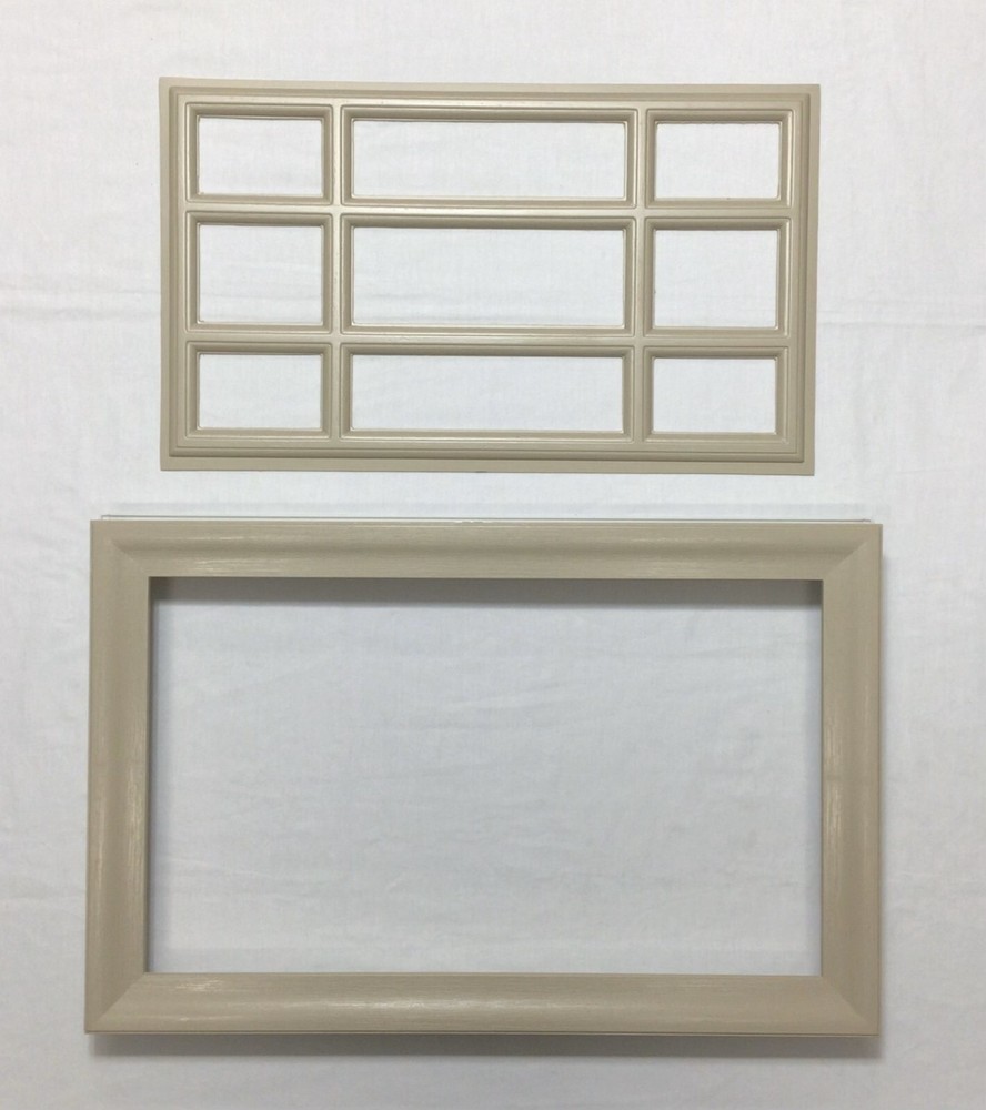 Wicker Tan Amarr Garage Door Window Kit Short Panel Frame Insert Glass Options