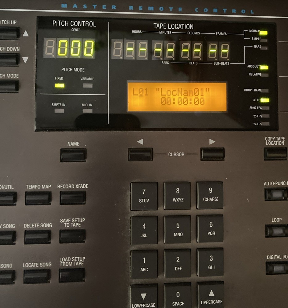 Alesis ADAT BRC Master Remote Control Panel