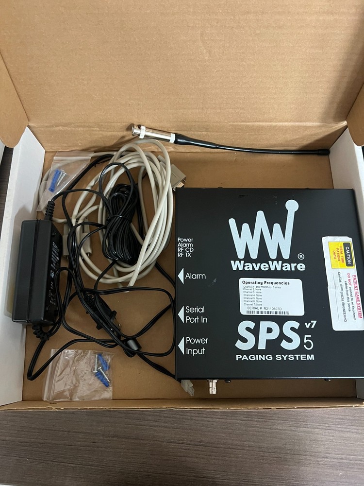WAVEWARE SPS-5 PAGING SYSTEM