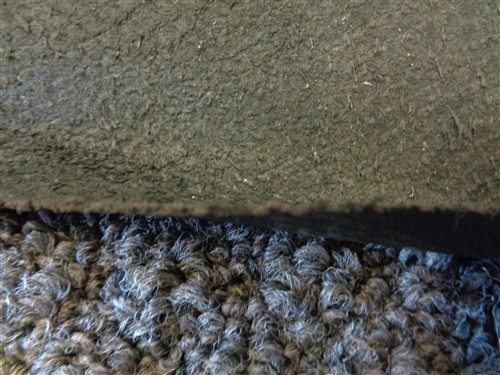 LEATHER HIDE BLACK TEXTURED 81" X 36 1/2"