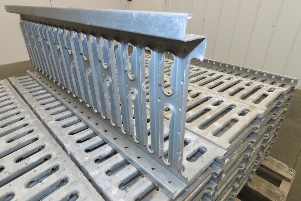 Interlake 9"x 30" Galvanized Steel Slotted Pallet Racking Deck 34"D Rack 100pcs