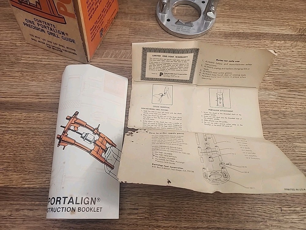 NOS Portalign Precision Drill Guide, Metal
