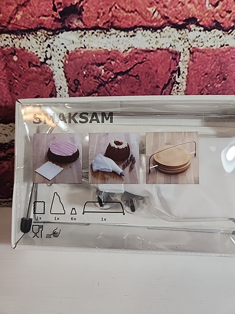 IKEA SMAKSAM Cake Decorating Kit/ Icing H2
