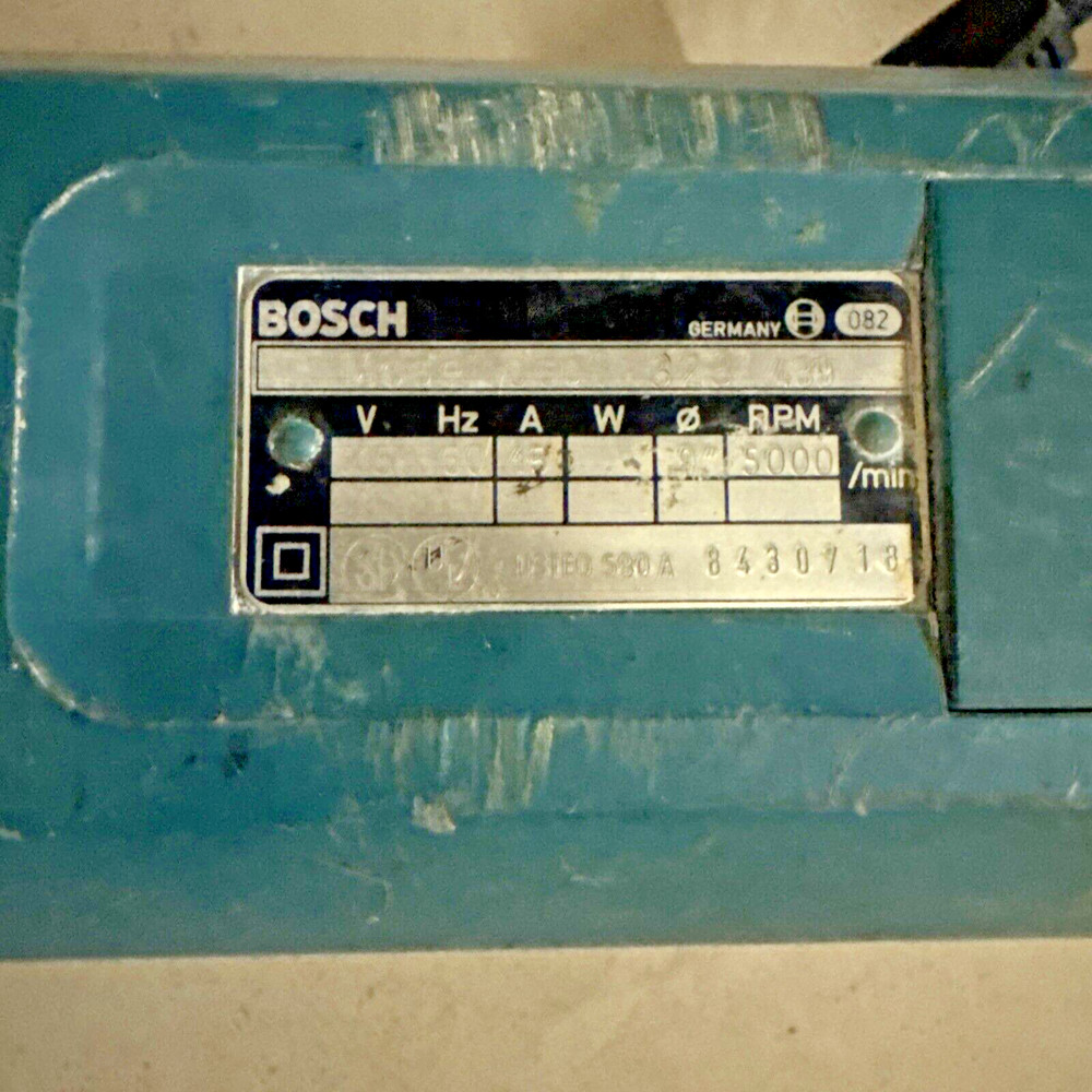 Bosch 0601 9" Angle Grinder/Sander Heavy Duty