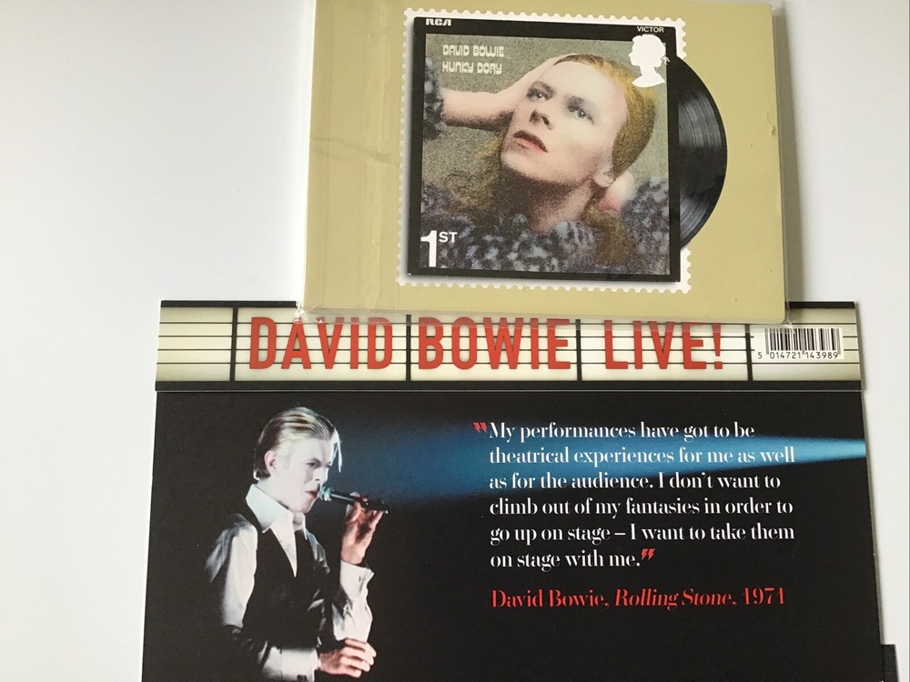 David Bowie Royal Mail Stamp Set Presentation Pack 538 MNH Mint 2017