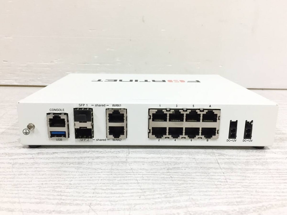Fortinet Fortigate 80F Network Security Firewall Initialized FG-80F w/Adapter JP